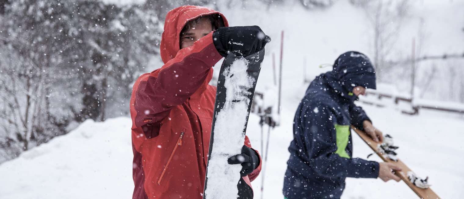 Scouting at the VAUDE ski touring camp | © Mountain World Oberstaufen | Photographer: Moritz Sonntag