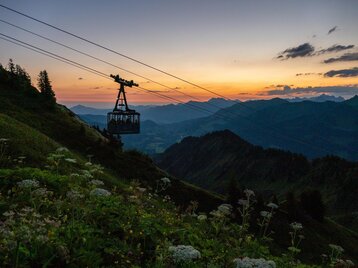 Sonnenaufgangsfahrt Walmendingerhorn | © OBERSTDORF · KLEINWALSERTAL BERGBAHNEN