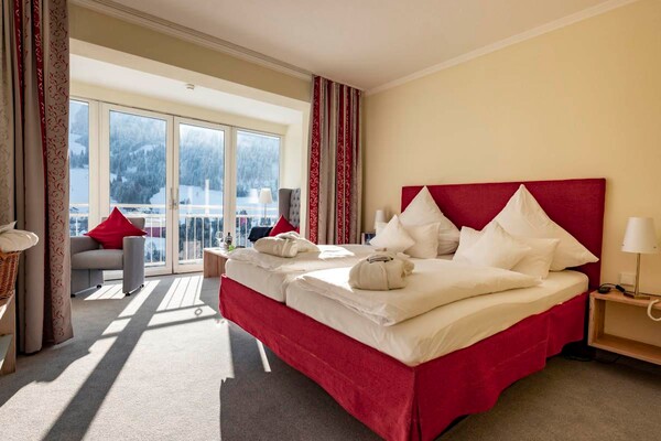 Doppelzimmer Wintergarten mit Aussicht Hotel Erleb
